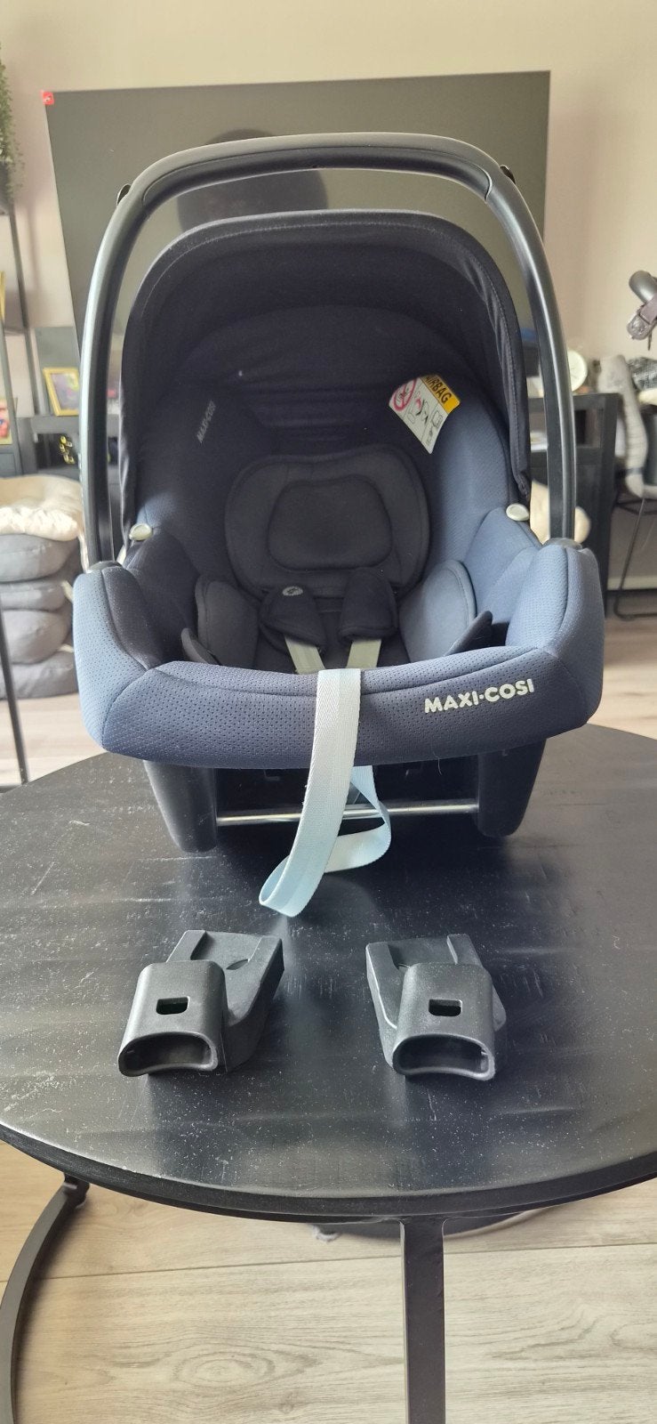 Maxi-Cosi Cabriofix i-Size Autostoeltje - Essential Graphite, Ophalen, Autogordel, Zijbescherming, Zo goed als nieuw