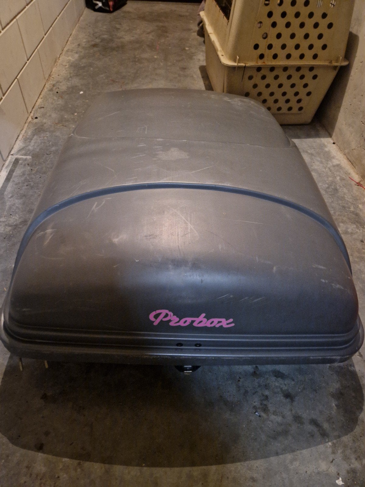 Probox Halfords dakkoffer met dakdragers - Max. 50kg, Auto diversen, Ophalen, Gebruikt