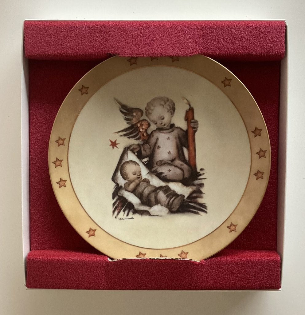 Porseleinen wandbord Hummel Weihnachtsteller 2000. Kerst, Antiek en Kunst, Antiek | Wandborden en Tegels, Ophalen of Verzenden