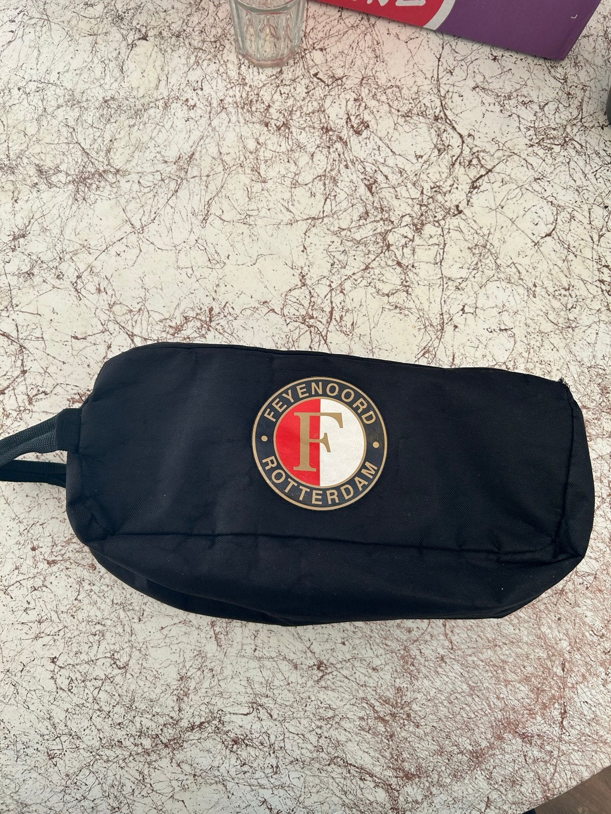 Feyenoord toilettas / etui - Zwart met logo, Ophalen of Verzenden, Gedragen
