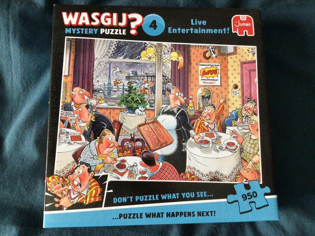 Wasgij Puzzels: Mystery, Destiny & The Puzzlers Arms, Ophalen of Verzenden, 500 t/m 1500 stukjes, Gebruikt, Legpuzzel