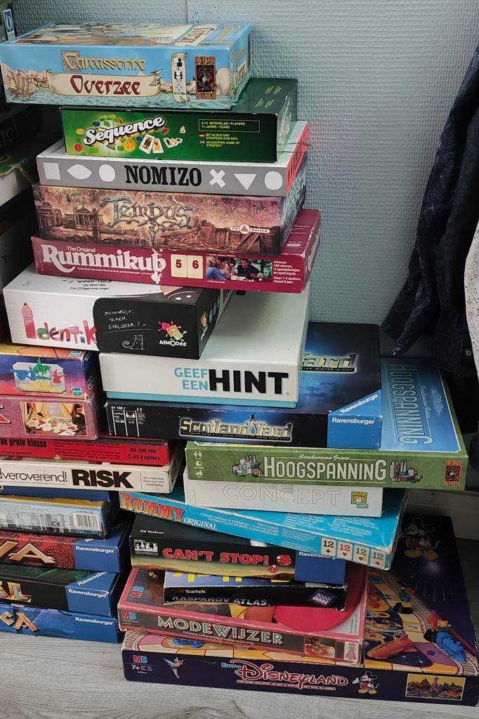 Grote collectie bordspellen - Diverse titels, Hobby en Vrije tijd, Gezelschapsspellen | Bordspellen, Vijf spelers of meer, Ophalen of Verzenden