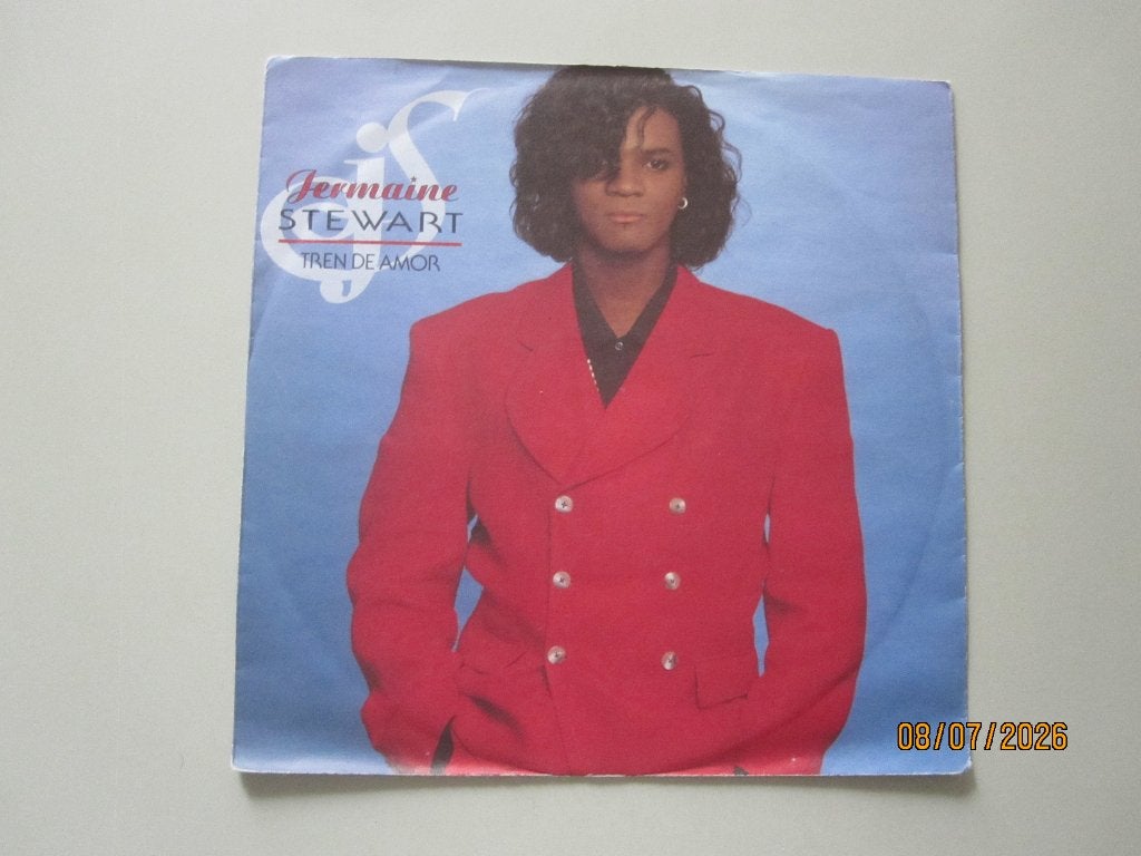JERMAINE STEWART -  tren de amour - vinyl 7", Gebruikt, 7 inch, Ophalen of Verzenden, Pop