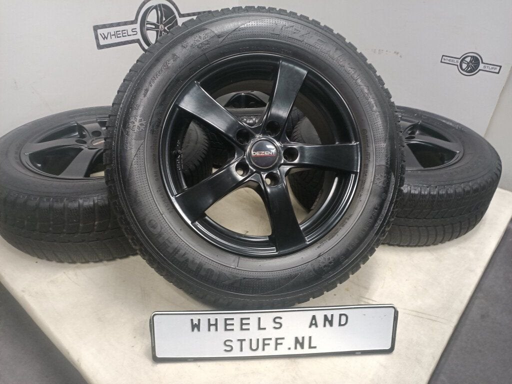 Dezent lichtmetaal velgen 16"inch winterbanden 5x114,3, Auto-onderdelen, Banden en Velgen, Ophalen, Gebruikt, 16 inch, Banden en Velgen