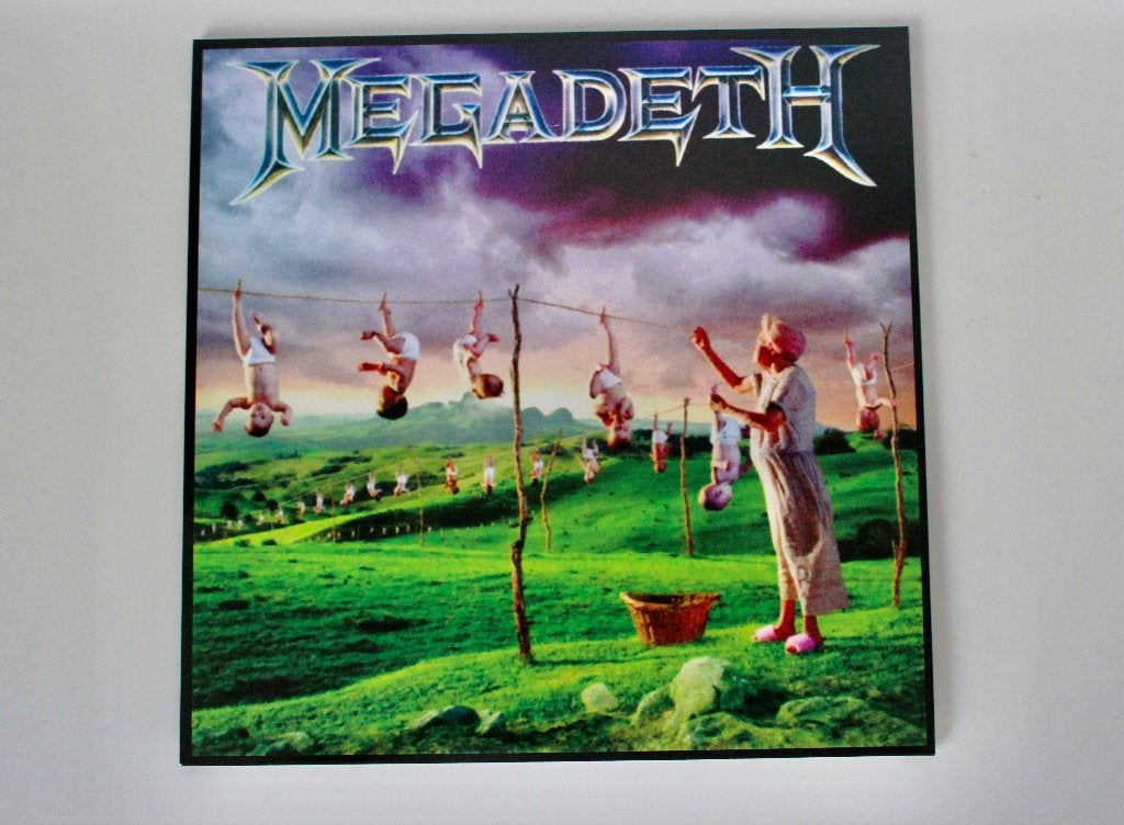 Megadeth Youthanasia LP, Cd's en Dvd's, Vinyl | Rock, Zo goed als nieuw, Beschermende buitenhoes, Inclusief insert, Poprock, 2020 tot heden