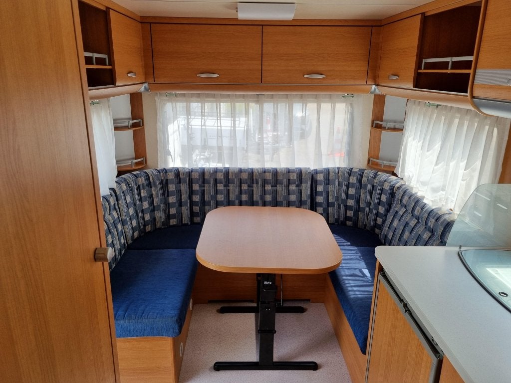 Knaus Sport Premium Line 450 FU - Mover - Voortent -, Caravans en Kamperen, Caravans, Rondzit, Bedrijf, Overige typen, 5 tot 6 meter