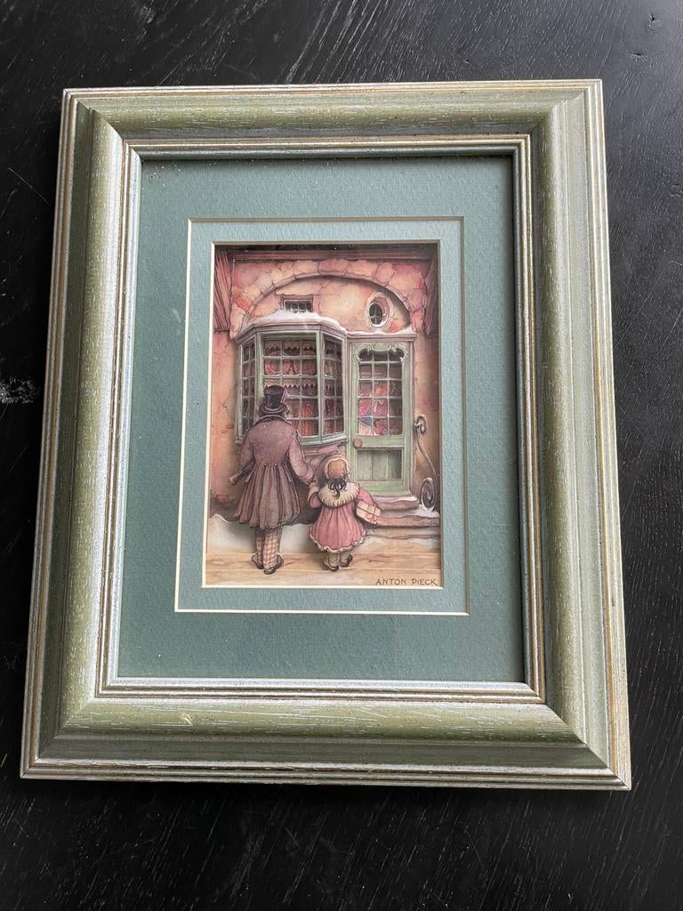 4 Anton Pieck 3D schilderijen, Ophalen