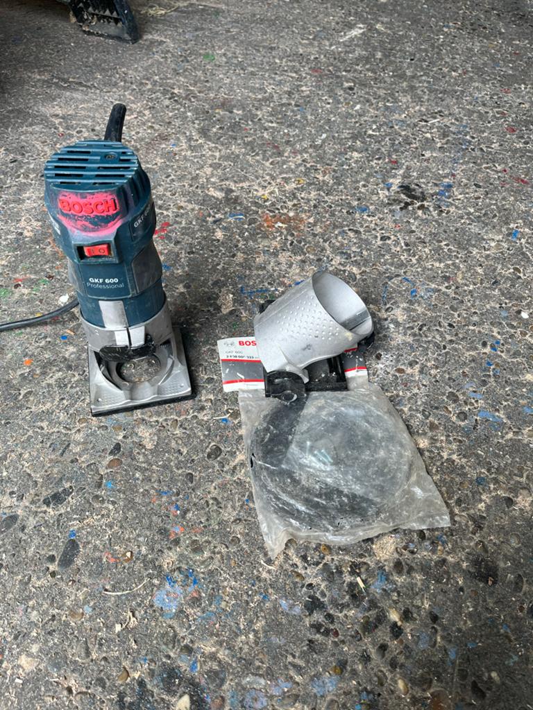 Bosch GKF 600 Professional Kantenfrees, Ophalen, Zo goed als nieuw