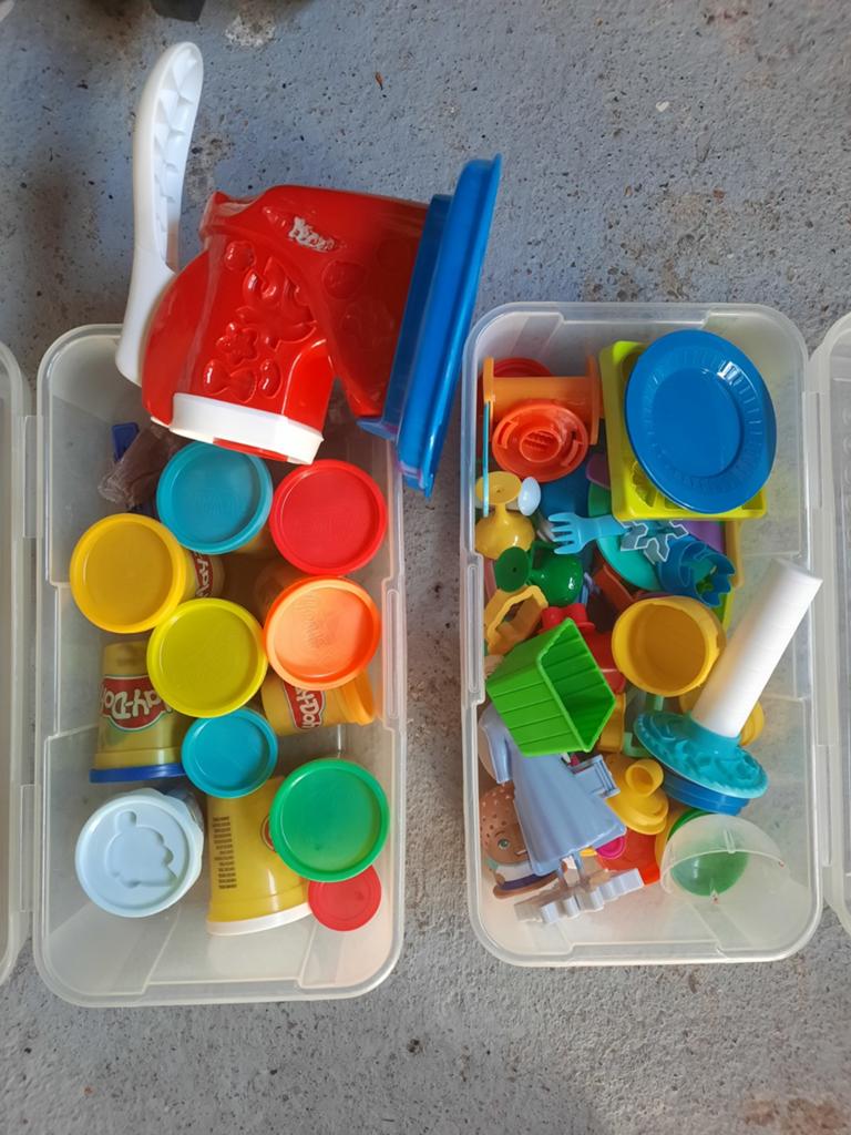 Play-Doh Kappersset en Pasta Machine met Accessoires, Kinderen en Baby's, Ophalen of Verzenden, Gebruikt, Jongen of Meisje
