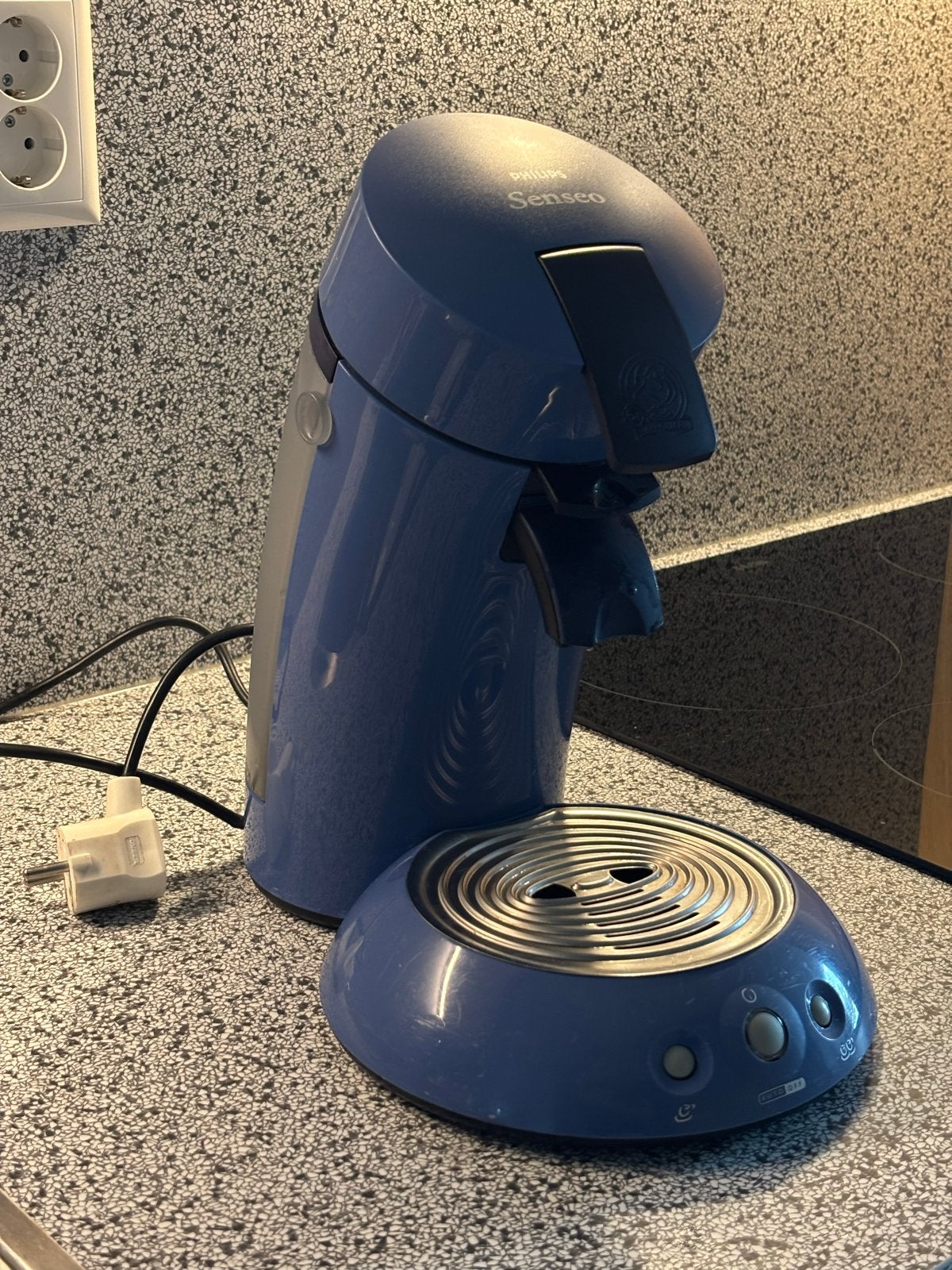 Philips Senseo Koffiezetapparaat - Blauw, Koffiepads en cups, Gebruikt, Koffiemachine, Ophalen of Verzenden
