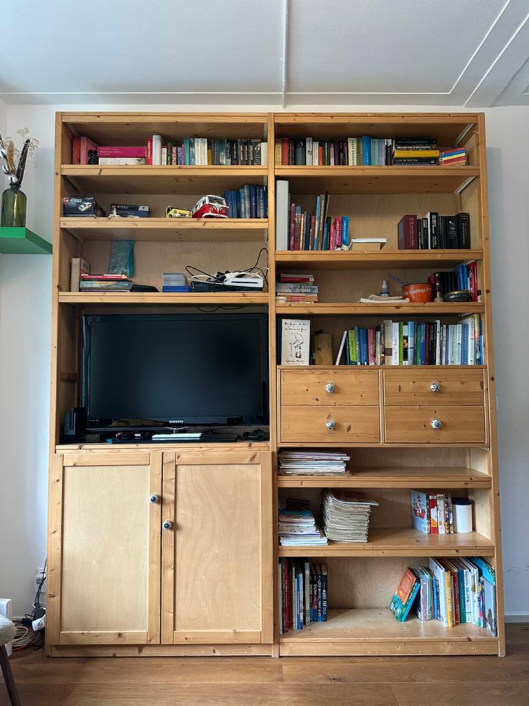 Wedeka boekenkast, Ophalen, Gebruikt, Met deur(en), 200 cm of meer