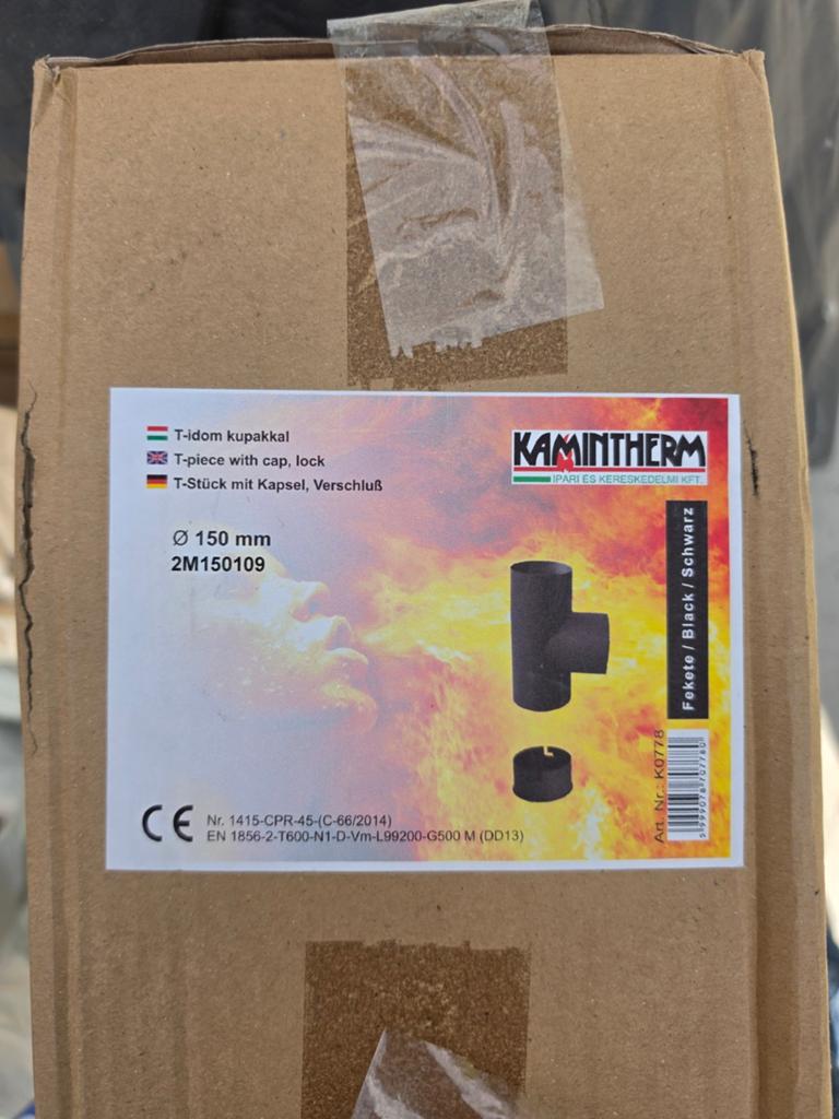 Rookkanaal onderdelen Ø 150 mm - Nieuw, Ophalen, Nieuw, Afzuiger