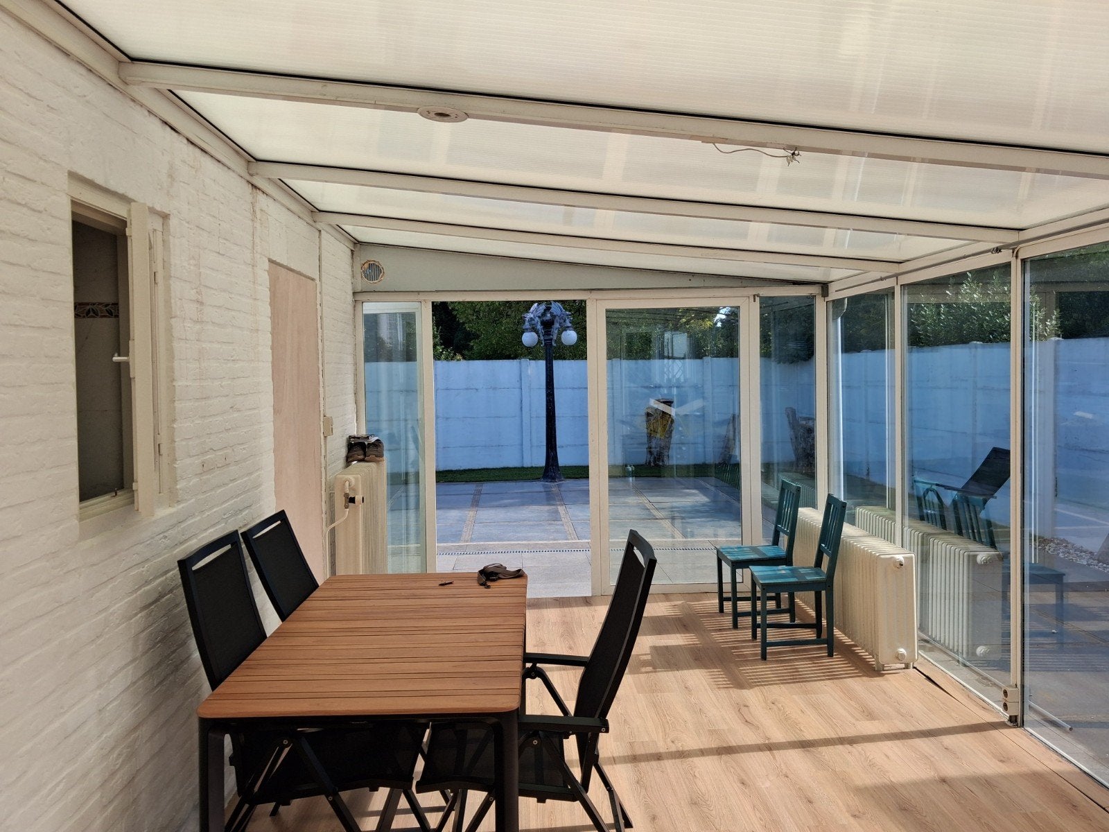 Ruime Veranda met openslaande deuren - Ideaal voor Tuin, Ophalen, Gebruikt, Veranda