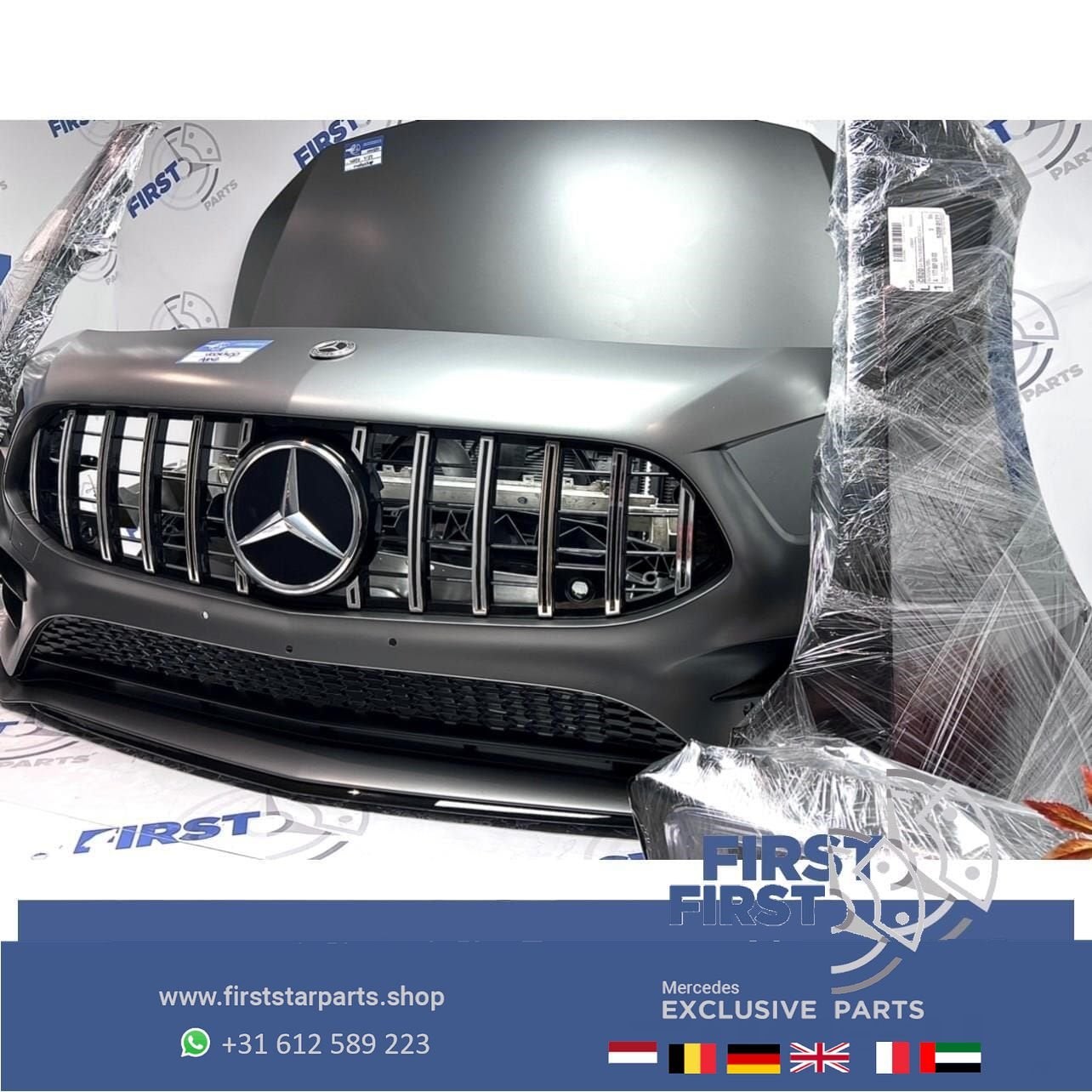 W177 V177 GT A35 AMG LINE VOORKOP MAT GRIJS Mercedes A Klass, Auto-onderdelen, Gebruikt, -, Voor, Ophalen of Verzenden