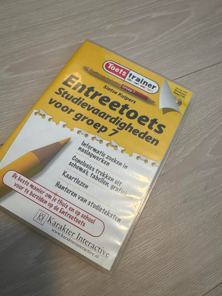 Entreetoets Studievaardigheden Groep 7 Toetstrainer, Boeken, Schoolboeken, Zo goed als nieuw, Overige vakken, Overige niveaus
