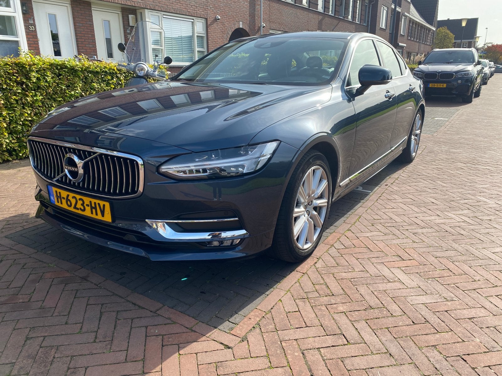 Volvo S90 T4 Inscription Luxury+ 190pk Geartronic 2020 Blauw, Auto's, Volvo, Particulier, S90, ABS, Achteruitrijcamera, Adaptieve lichten