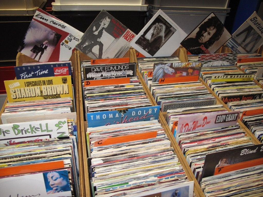 Jaren 70 en 80 singles., Ophalen, Gebruikt, Pop