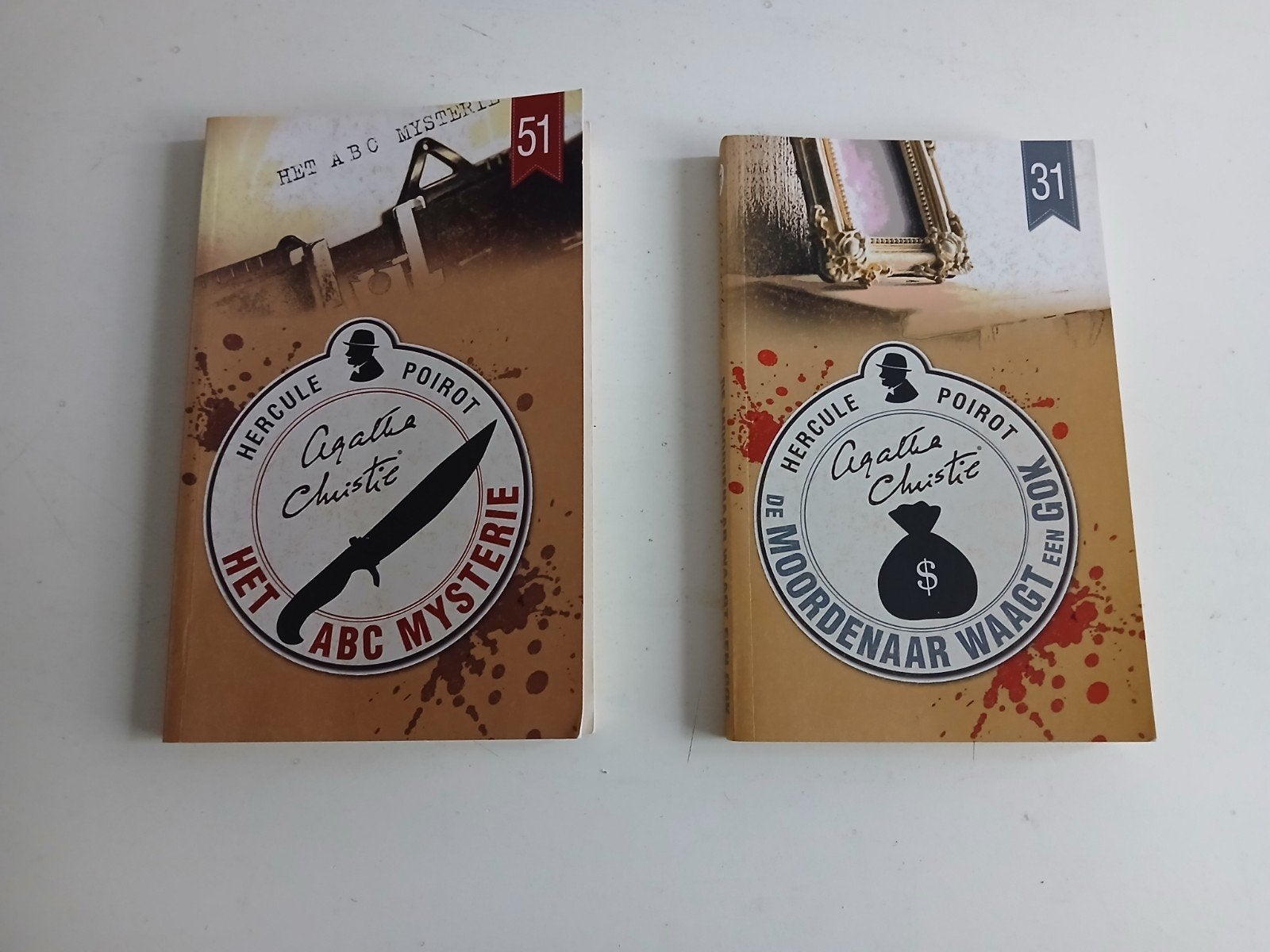 Agatha Christie-De Moordenaar Waagt Een Gok&Het ABC Myste, Ophalen of Verzenden, Gelezen, Agatha Christie