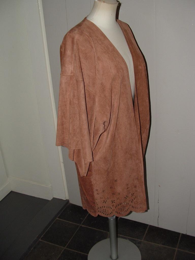Minkpink suedine openvallend vest blazer jasje maat XS/S, Minkpink, Ophalen of Verzenden, Zo goed als nieuw, Jasje