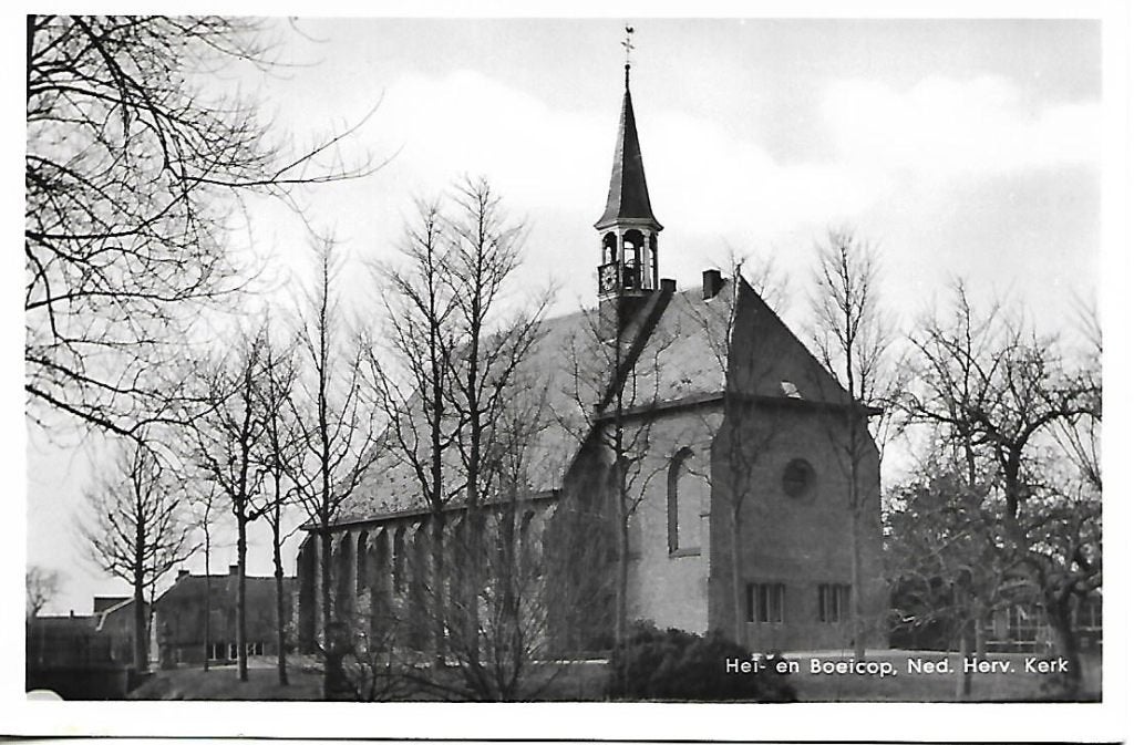 Hei- en Boeicop- -N.H.Kerk., Verzenden, 1960 tot 1980, Ongelopen, Zuid-Holland