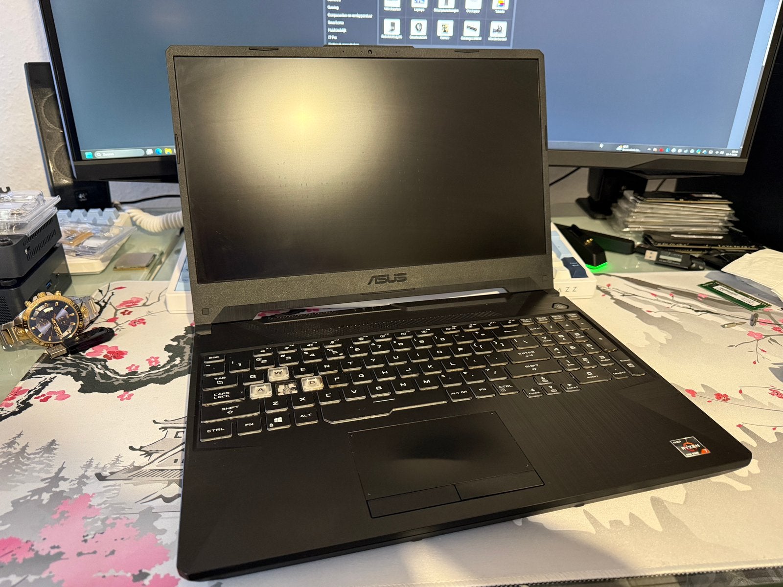Asus TUF Gaming A15 Ryzen 7 4800H - RTX2060 - 16GB - 512GB, Computers en Software, Windows Laptops, Ryzen 7, Gebruikt, Met videokaart