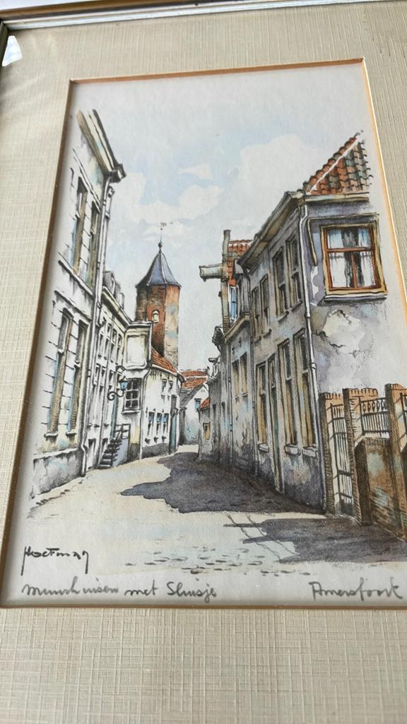 Amersfoort kleurenets Hoefman, Ophalen of Verzenden