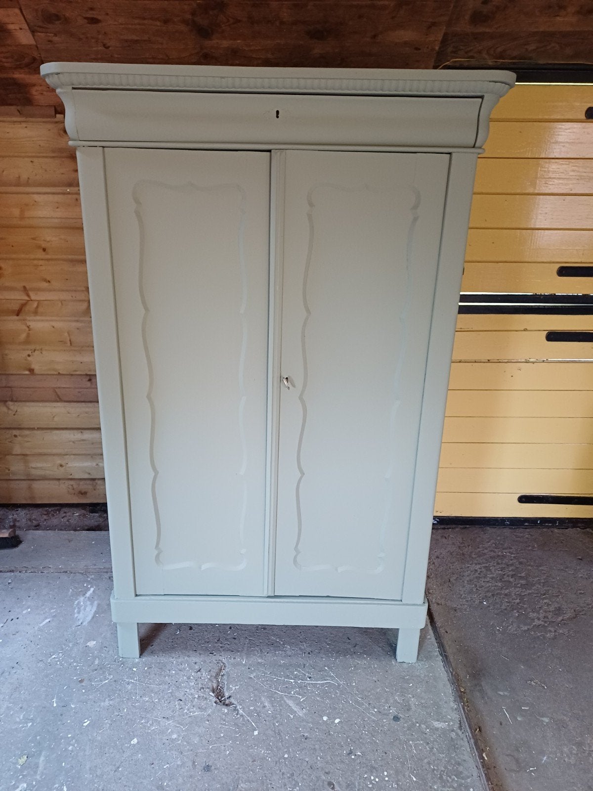 Antiek Brocante grenen Biedermeier meidenkast., Antiek en Kunst, Ophalen