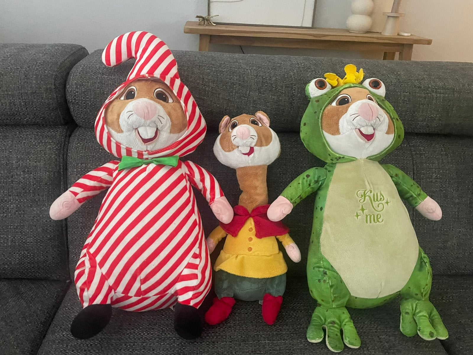 Ah hamster familie knuffels, Ophalen of Verzenden, Zo goed als nieuw, Overige typen