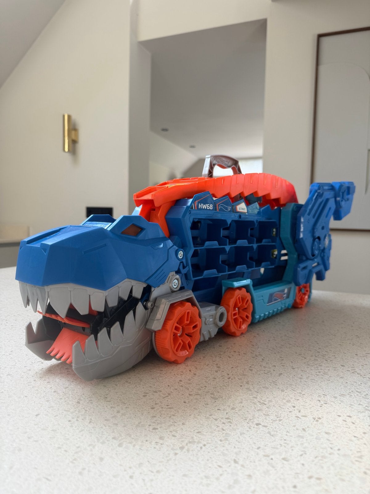 Hot Wheels Hauler Shark Attack Speelset, Ophalen of Verzenden, Zo goed als nieuw