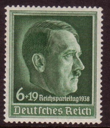 Hitler Zegel uit 1938 (DR 672) - 01, Verzamelen, Militaria | Tweede Wereldoorlog, Verzenden, Overige soorten, Duitsland, Boek of Tijdschrift