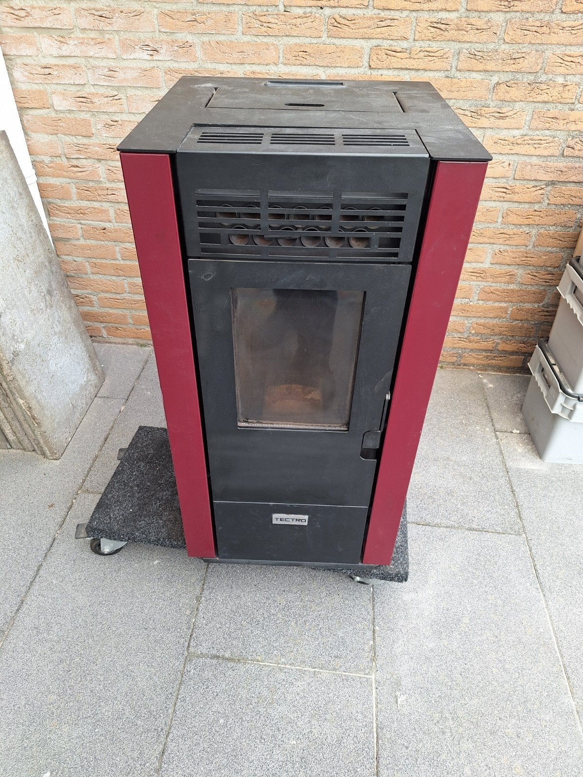 TECTRO TBH 570-3 Pelletkachel - 8,7 kW, Ophalen, Gebruikt, Overige brandstoffen, Pelletkachel