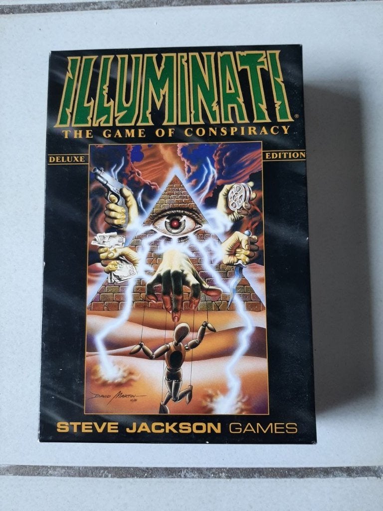 Illuminati: The Game of Conspiracy - Deluxe Edition, Een of twee spelers, Ophalen of Verzenden, Zo goed als nieuw, Steve Jackson Games