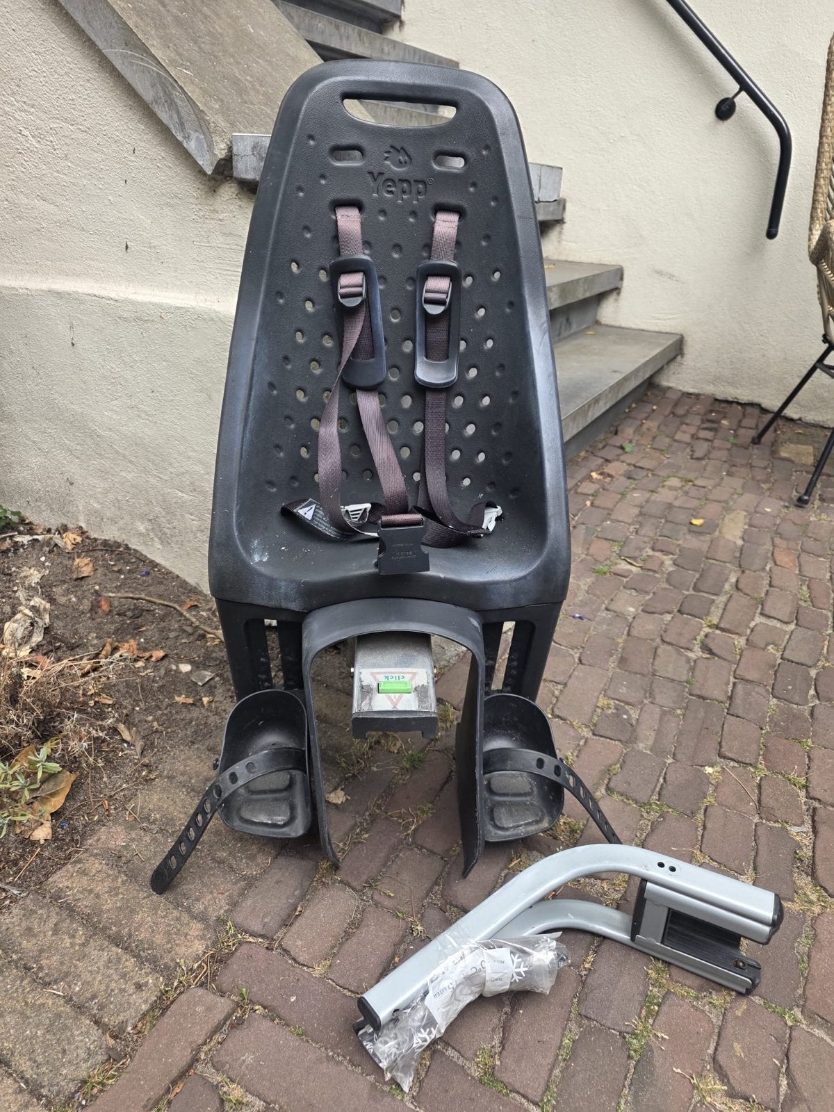 Yepp Achterzitje met zadelbuisbevestiging, Fietsen en Brommers, Fietsaccessoires | Fietsstoeltjes, Ophalen, Achterzitje, 9 t/m 36 kg