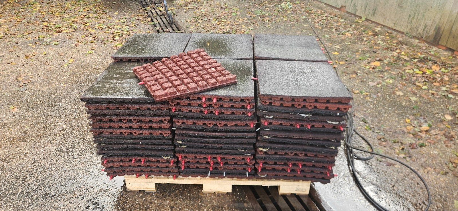 Rubberen tegels, Ophalen, Gebruikt, Overige typen, Rubber