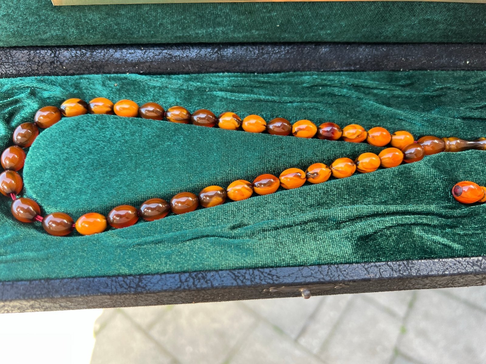 Zeldzame Bakeliet Cherry Amber Misbaha Tesbih - Anıl Demir, Ophalen