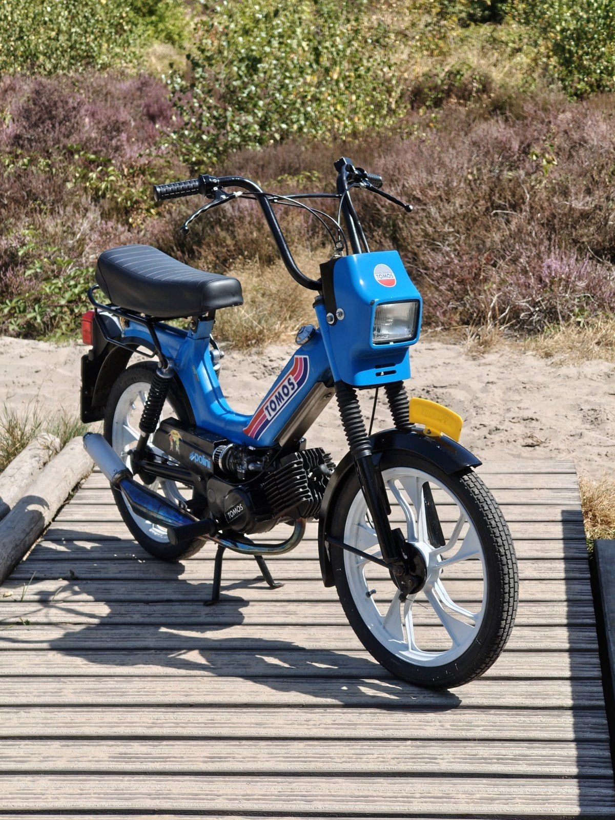 Stoere Tomos A3 geel kenteken, Fietsen en Brommers, Brommers | Tomos, Ophalen, Gebruikt, Maximaal 45 km/u, 49 cc