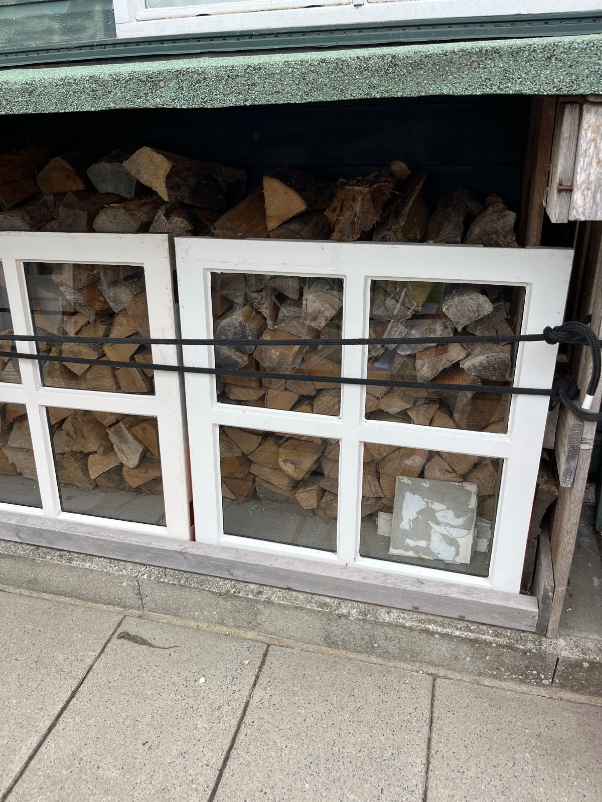 2 Hardhouten ramen met enkel glas, Doe-het-zelf en Verbouw, Ophalen, Gebruikt, Gevelraam of Ruit, 80 tot 120 cm