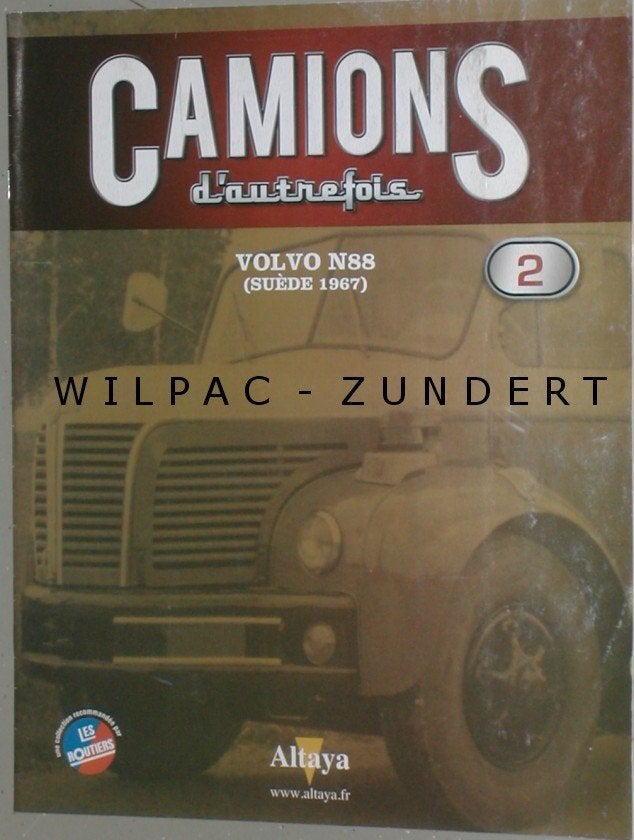 Camions d.autrefois 02. Volvo. N88. Lait Mont.Blanc. Altaya., Ophalen of Verzenden, Nieuw, Volvo