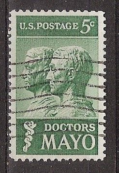 USA, Mayo Dokters, 1964., Ophalen of Verzenden, Gestempeld, Noord-Amerika