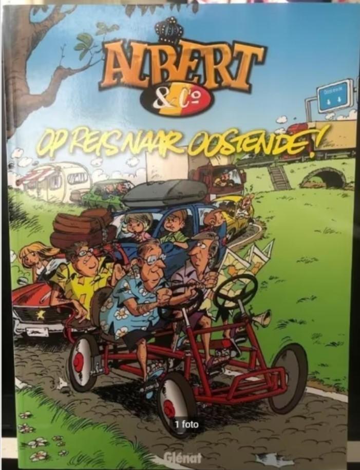 Op reis naar oostende albert & co e4, Eén stripboek, Ophalen of Verzenden, Zo goed als nieuw
