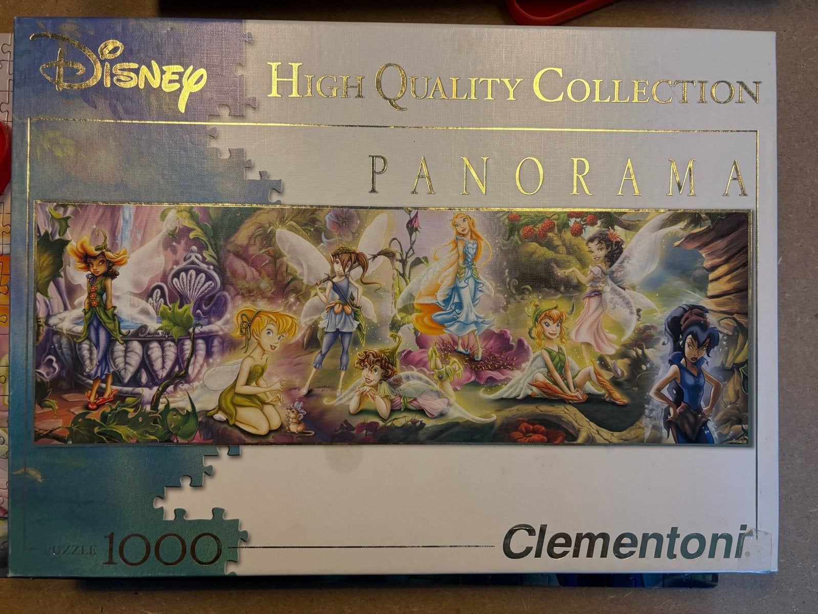 Disney Clementoni Panorama Legpuzzel 1000 stukjes, Ophalen of Verzenden, 500 t/m 1500 stukjes, Zo goed als nieuw, Legpuzzel