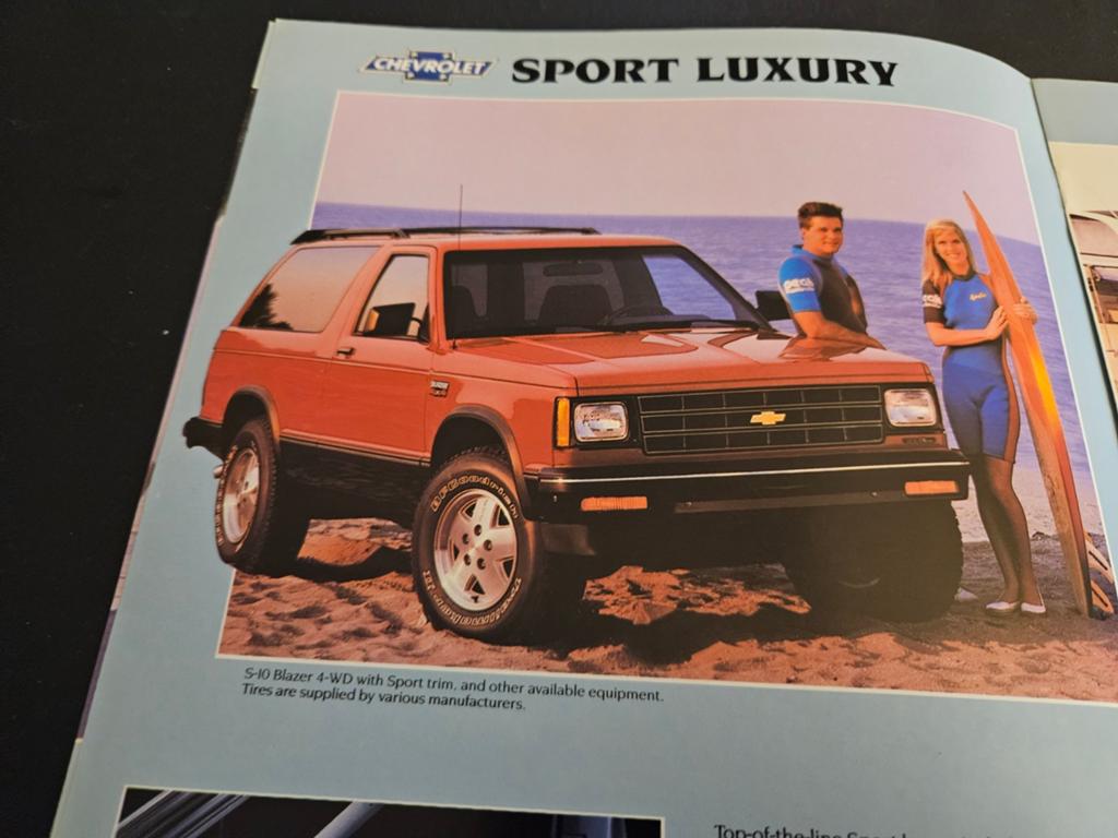Brochure Chevrolet S-10 Blazer 1988, Ophalen of Verzenden, Zo goed als nieuw, Chevrolet