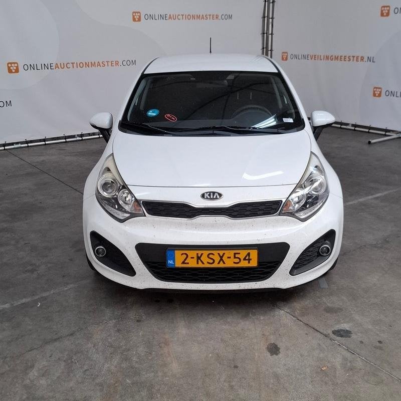 Personenauto, Kia, Rio, 1.2 CVVT Plus Pack, 2013, Auto's, Euro 5, 40 €/maand, 4 cilinders, Wit