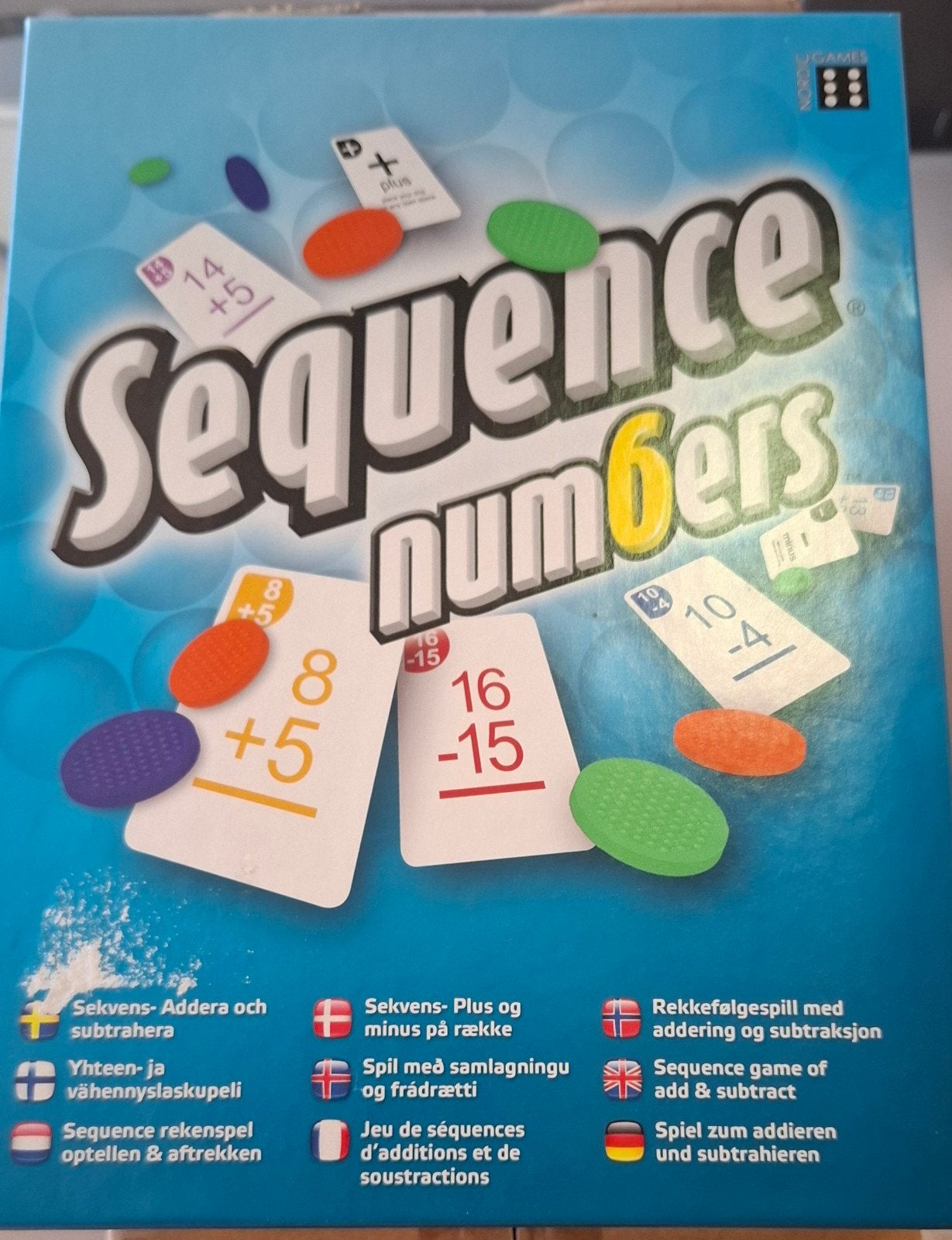 nieuw in doos Sequence Numbers - Educatief Rekenspel, Hobby en Vrije tijd, Gebruikt, Onbekend, Ophalen of Verzenden, Onbekend