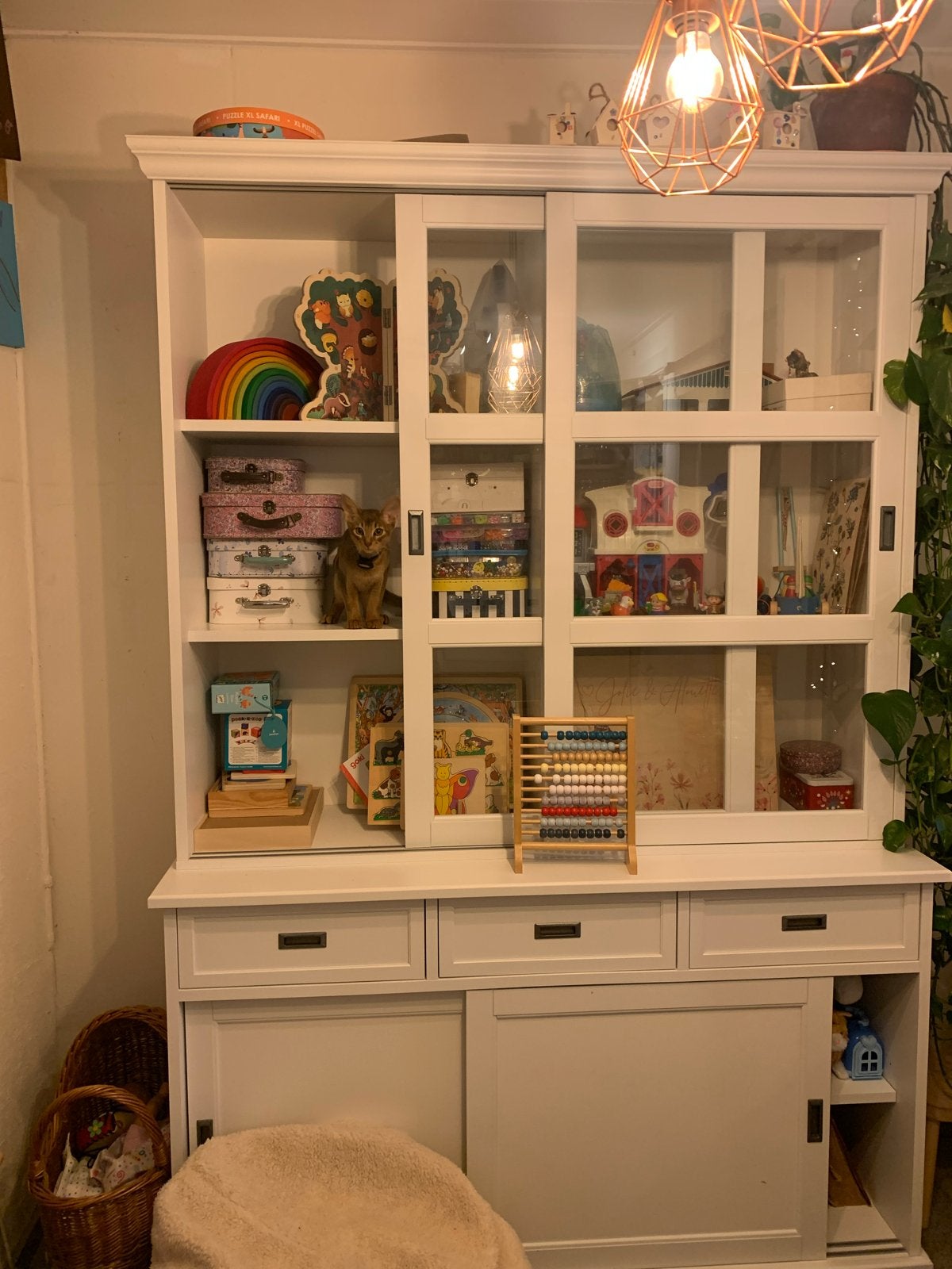 Larsfrid IKEA buffetkast, Ophalen, Gebruikt, 100 tot 150 cm, Met lade(s)