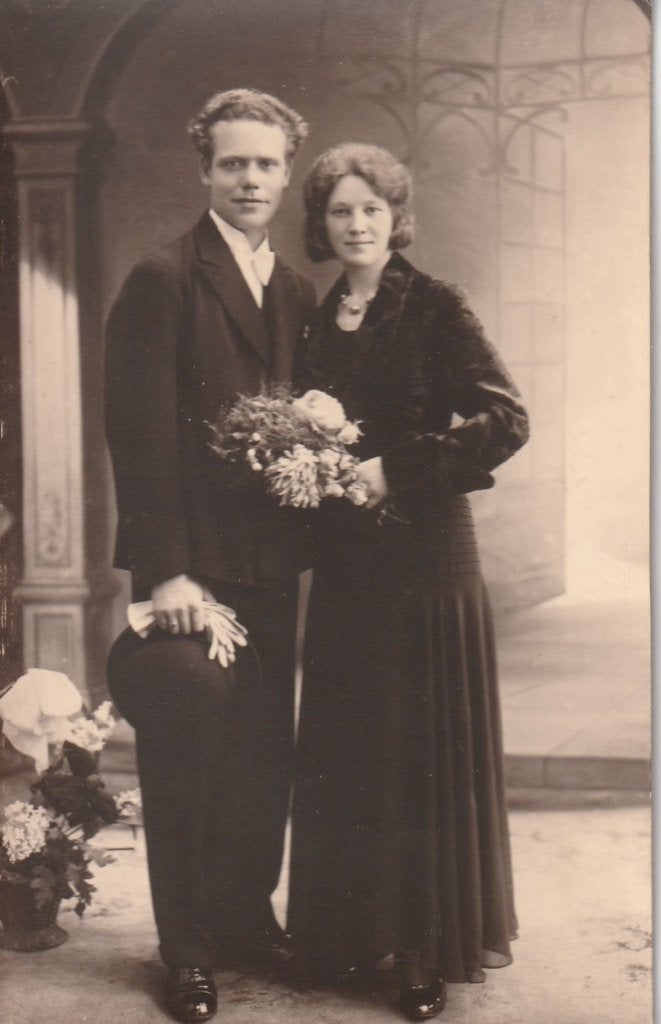 fotokaart  -  koppel, Verzenden, Voor 1940, Zo goed als nieuw