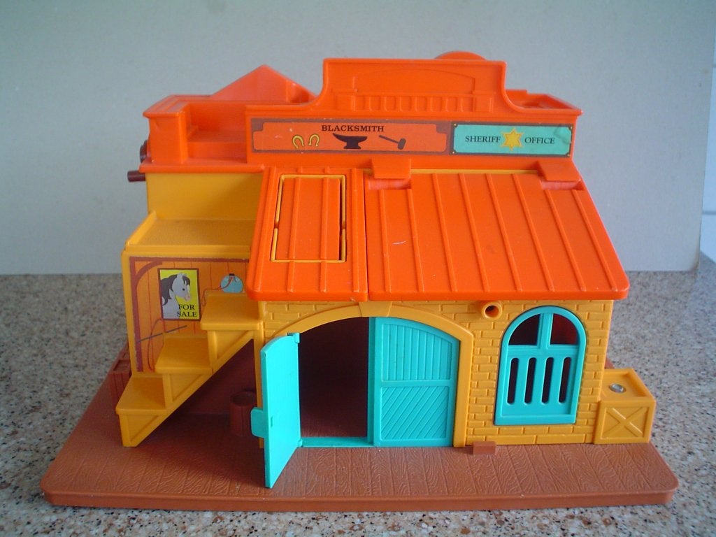 Overkompleet Western huis., Ophalen of Verzenden, Zo goed als nieuw, Speelset