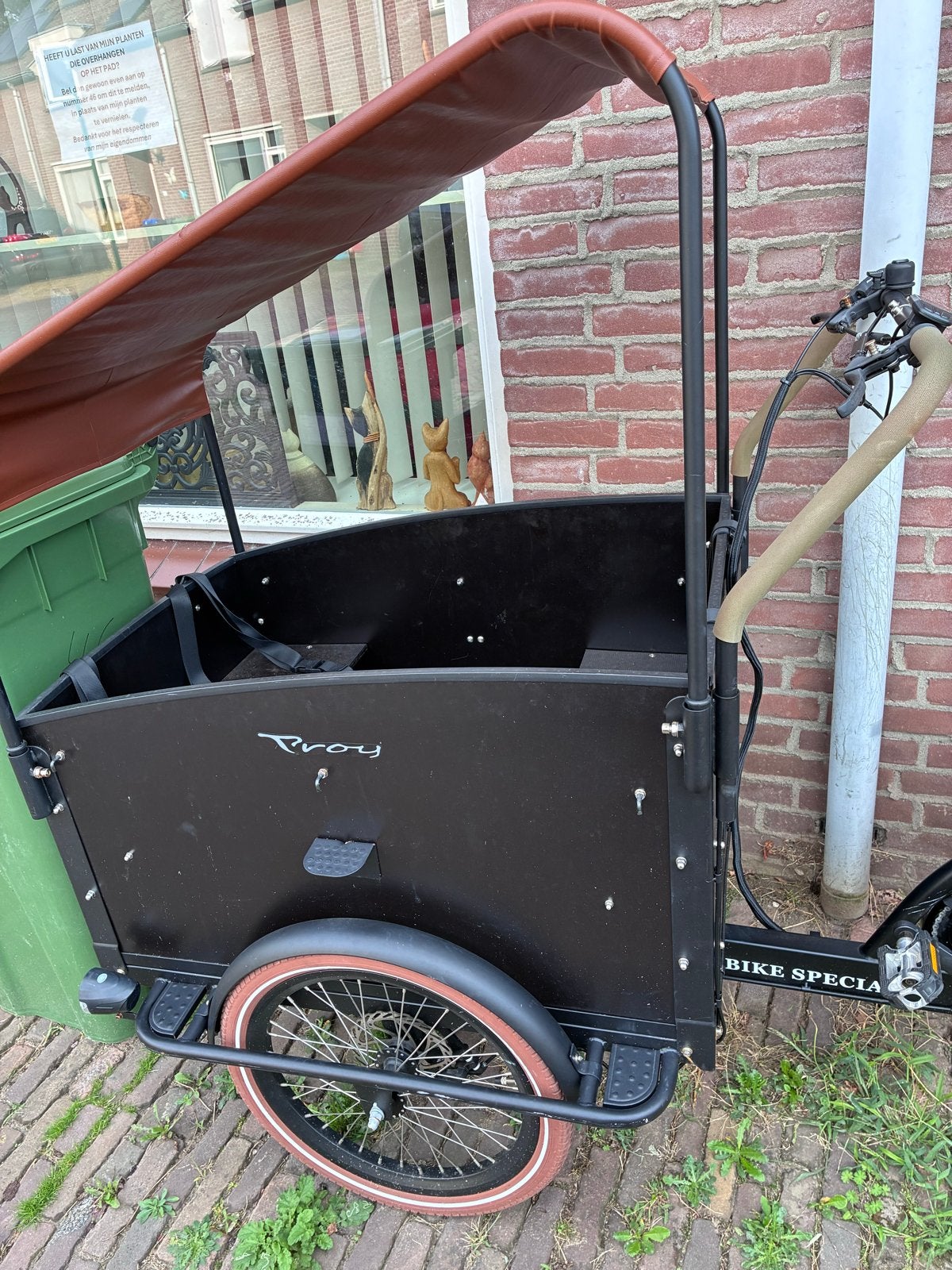 Elektrische bakfiets ZGAN, 2 kinderen, boodschappen, hondje!, Fietsen en Brommers, Info@vogue.nl, Elektrisch, Zo goed als nieuw