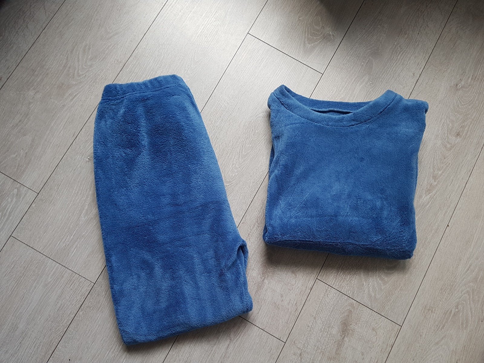 teddy huispak blauw one size, Kleding | Dames, Verzenden, Nieuw, Blauw