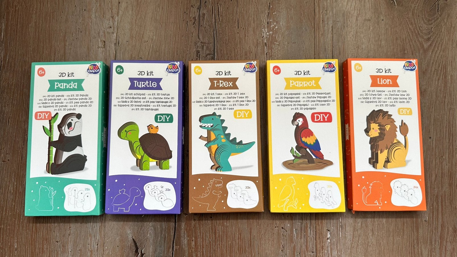 5x 3D kit, Ophalen of Verzenden, Nieuw, Knutselen